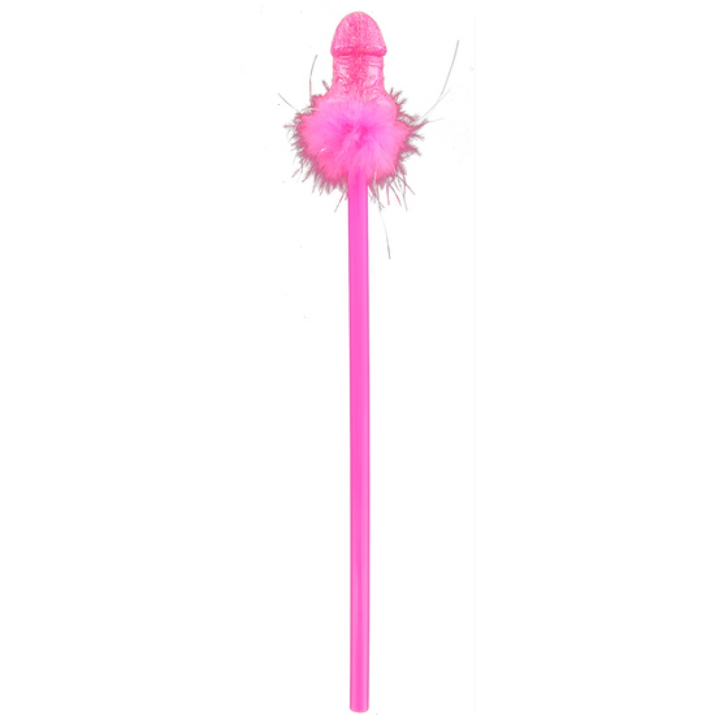 Varita mágica en forma de pene rosa