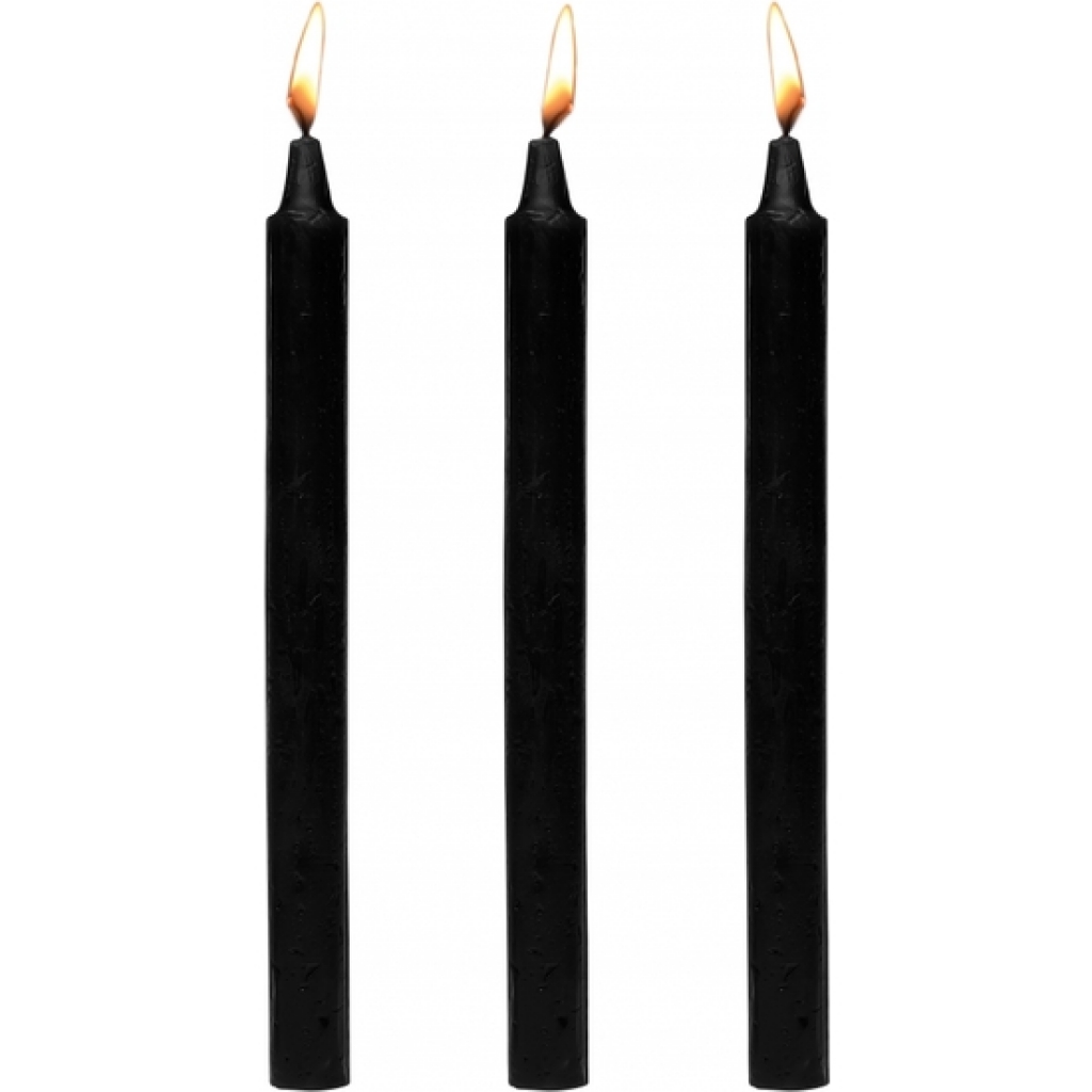 Dark drippers fetish drip set de 3 velas - negro