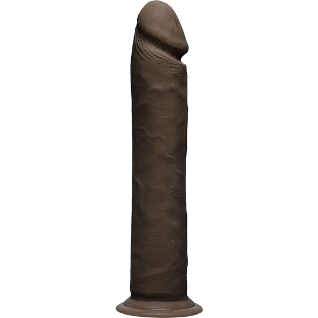 The d - pene realístico - 25,40 centímetros ultraskyn - chocolate