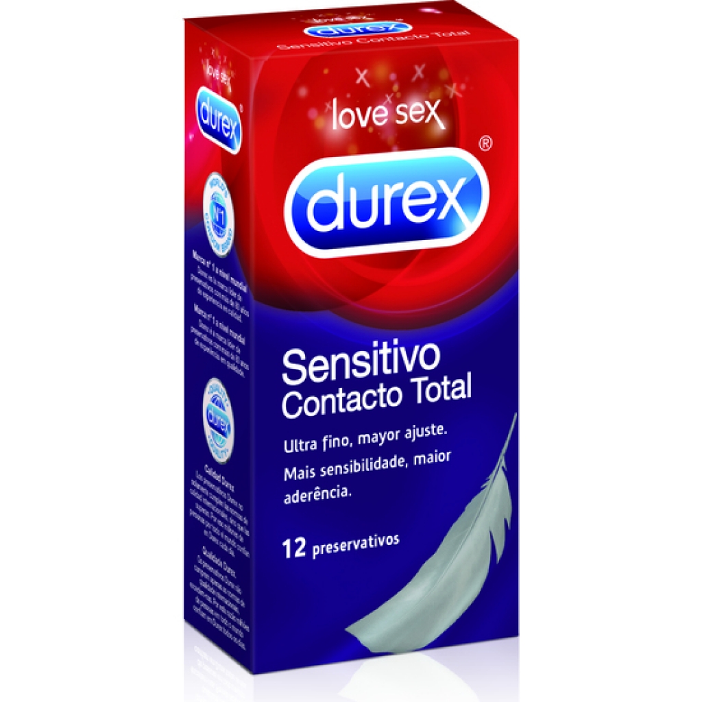 Durex sensitivo contacto total 12 unidades