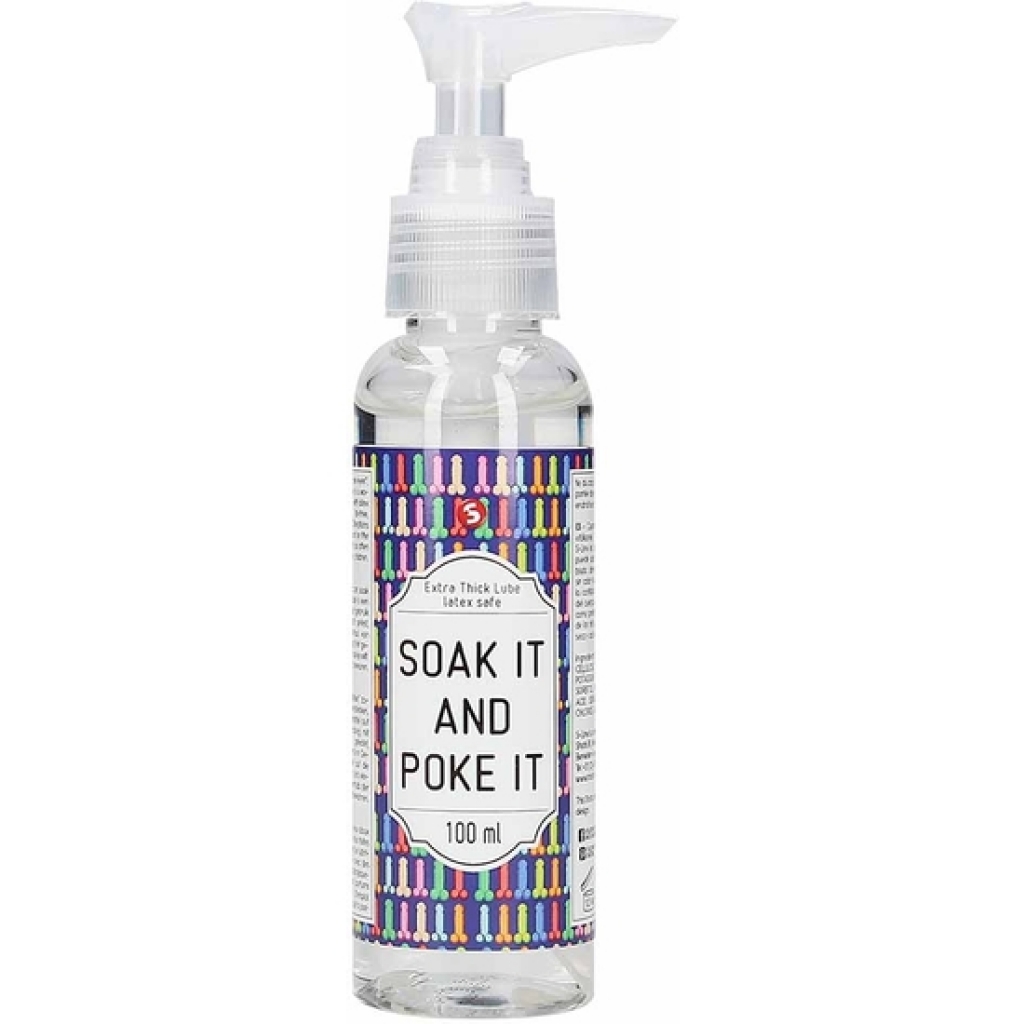 Extra thick lube - soak it and poke it - 100 mililitros