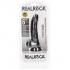 Realrock - pene realístico curvado con testículos y ventosa - 6/ 15,5 centímetros