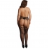 Le désir - garterbelt stockings with open design - negro - osx
