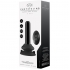 Thumby - glass vibrator - with suction cup and remote - rechargeable - 10 velocidades - negro