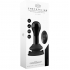 Globy - glass vibrator - with suction cup and remote - rechargeable - 10 velocidades - negro