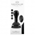 Globy - glass vibrator - with suction cup and remote - rechargeable - 10 velocidades - negro