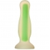Radiant soft - plug brillante de silicona verde