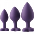Flirts anal training kit gem stone purple