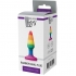 Colourful love rainbow anal plug mini