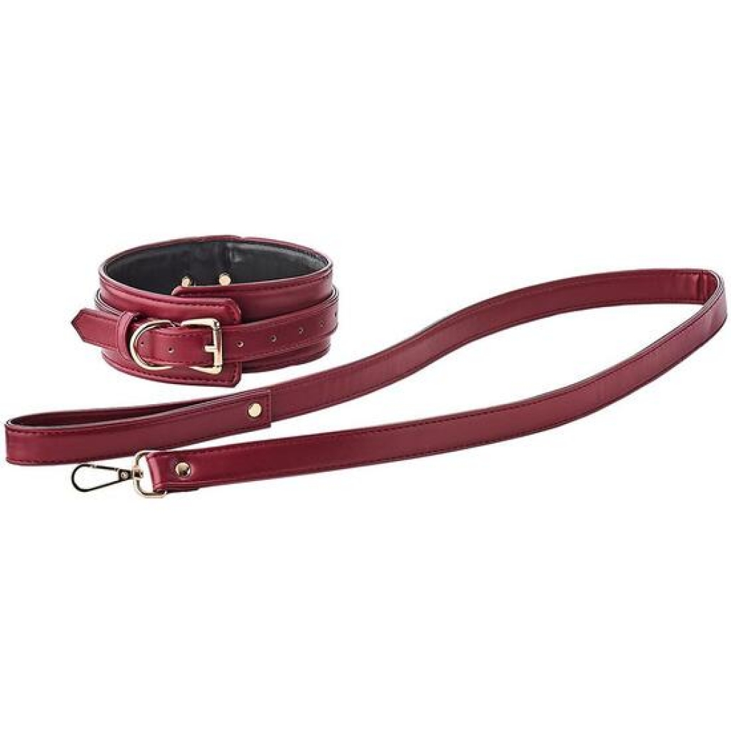 Blaze élite collar and leash red