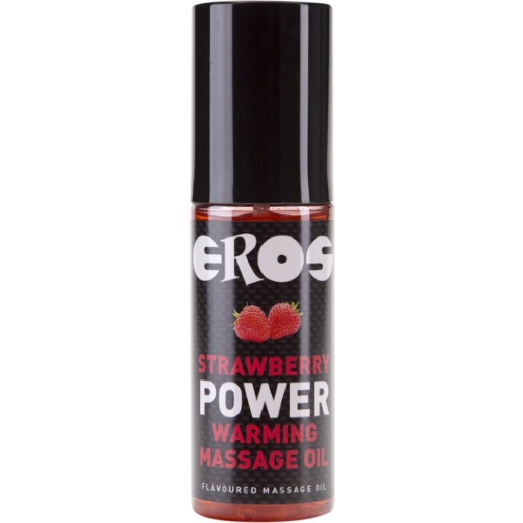 Eros strawerry power warming massage oil 100 mililitros