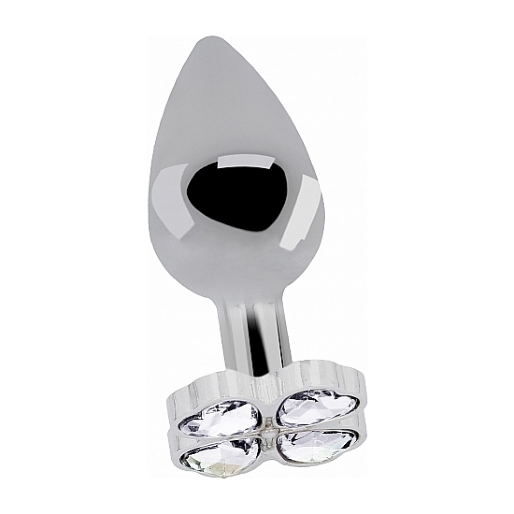 Lucky diamond plug 9,5 centímetros - plata