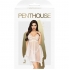 Penthouse naughty doll - babydoll de encaje - blanco