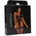 Sultry vixen teddy with garter straps negro