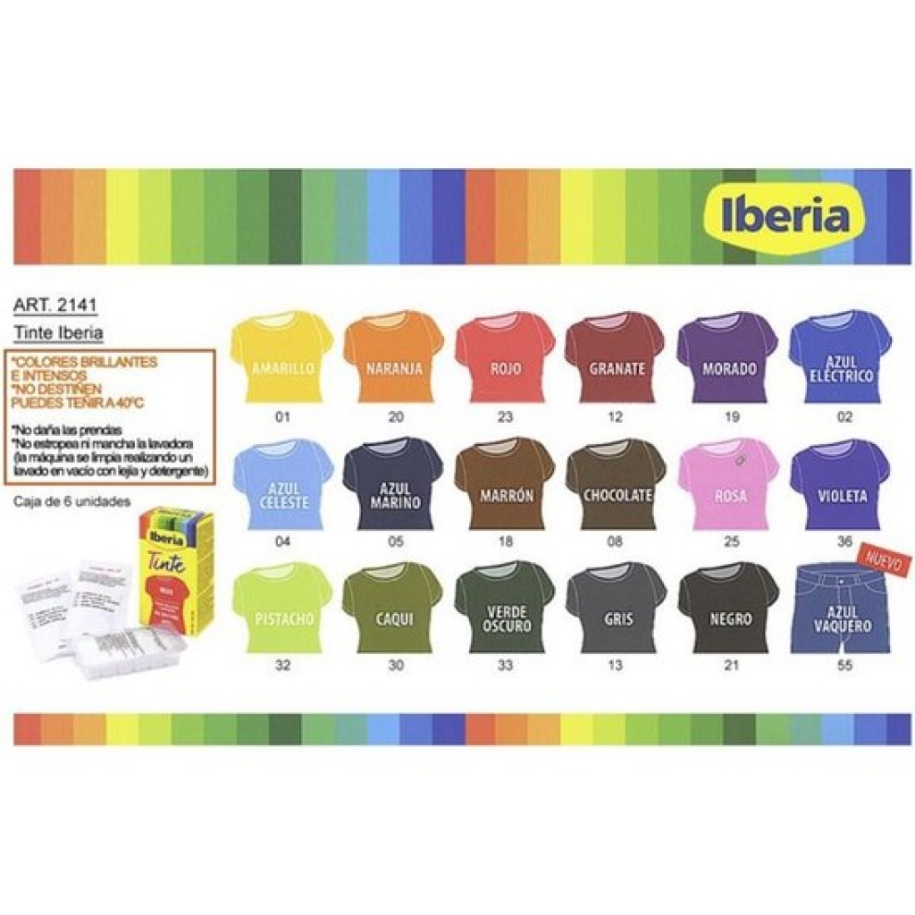 Iberia tinte para ropa - gris