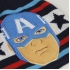 Gorro con aplicaciones avengers capitán america - azul