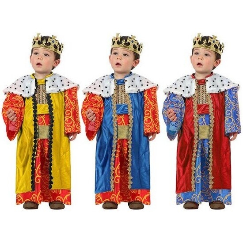 Disfraz rey mago 3 st. talla - 12-24 meses