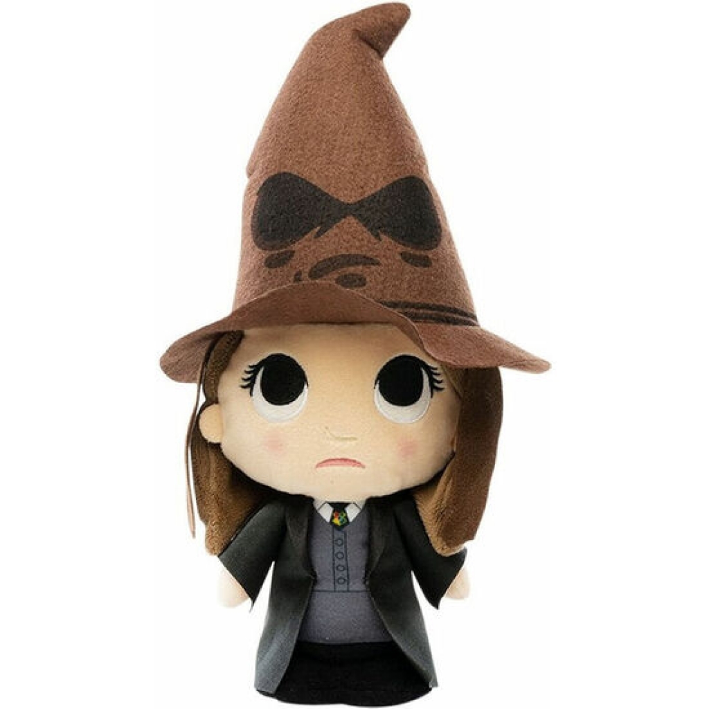 Peluche harry potter hermione with sorting hat 15 centímetros