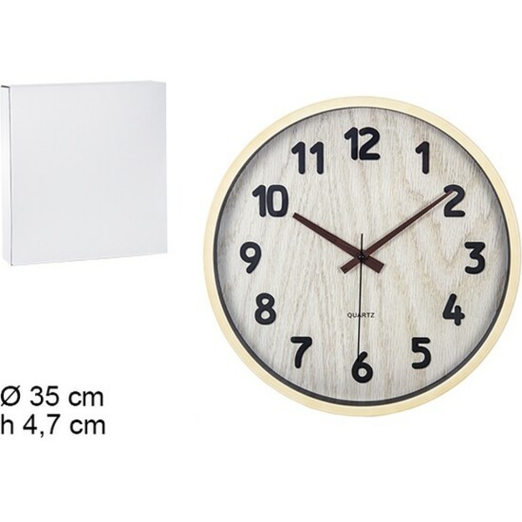 Reloj de pared redondo 35 centímetros