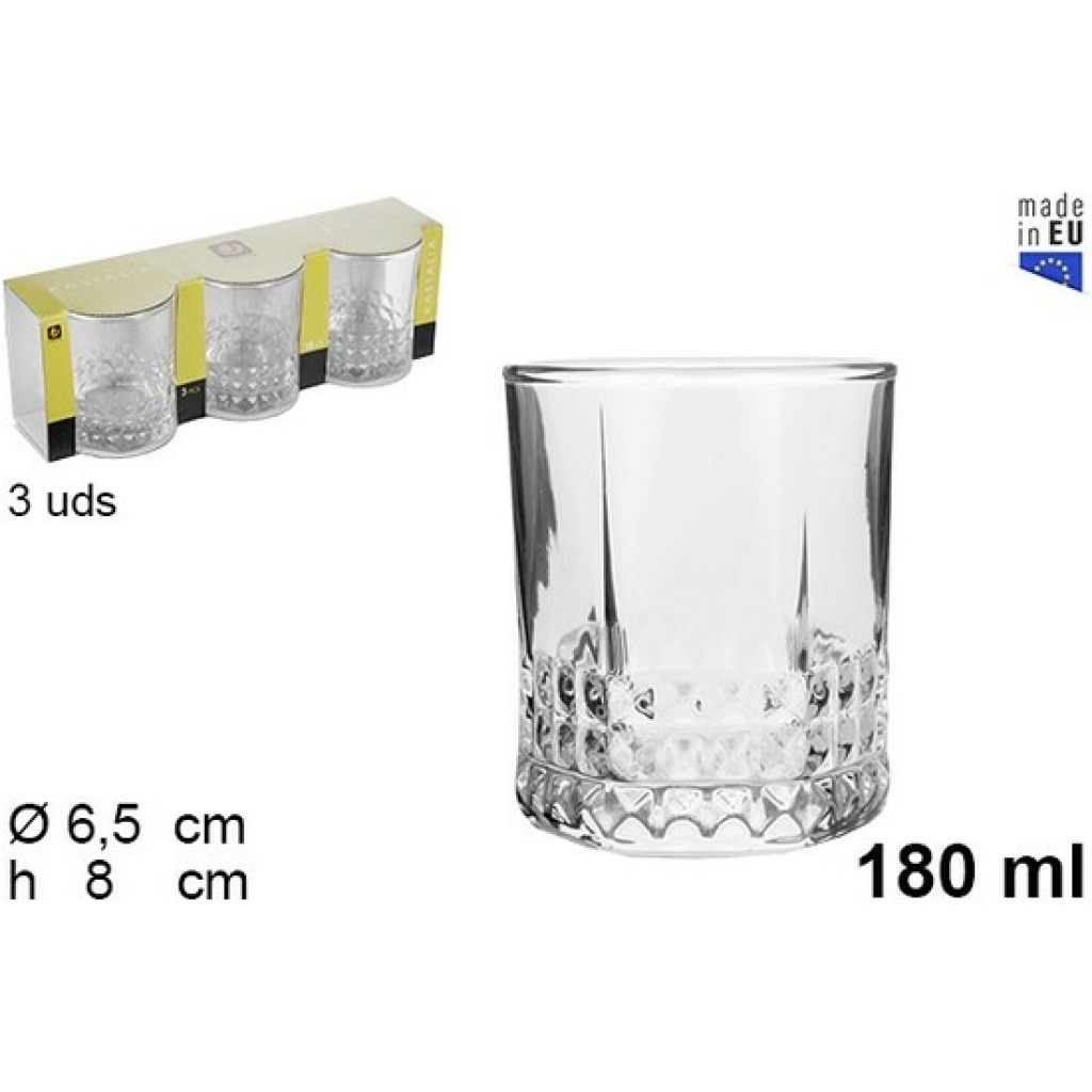 Vaso cristal vino kastalia 180 mililitros