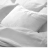 Funda de almohada 100% algodón liso white de 50x80 centímetros.