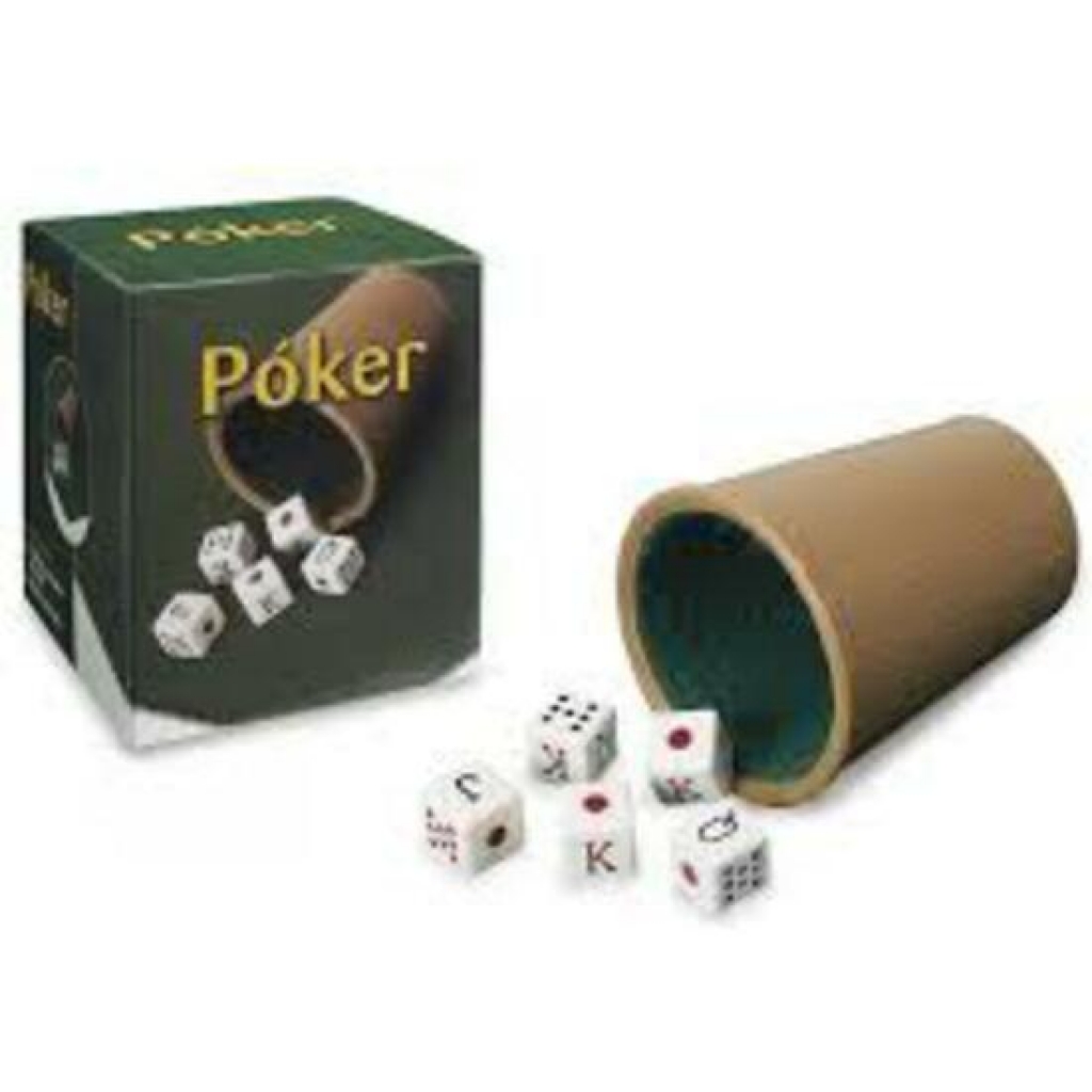 Cubilete forrado dados poker casino