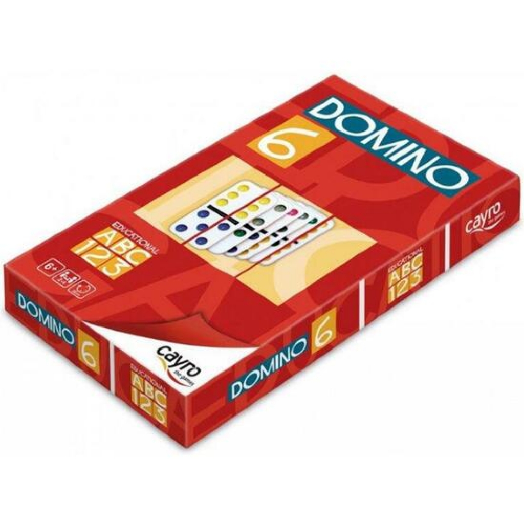 Domino 6 colores 28 piezas.
