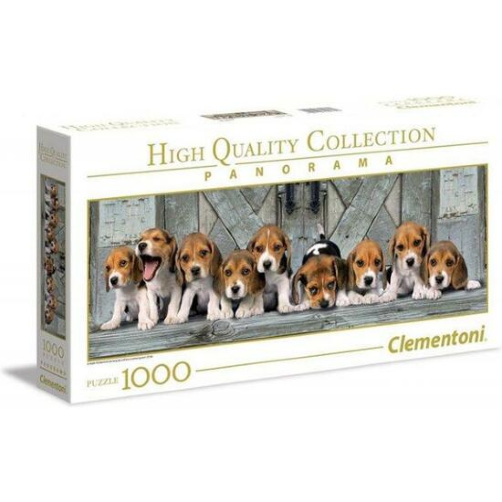 Puzzle 1000 piezas. beagles panorama
