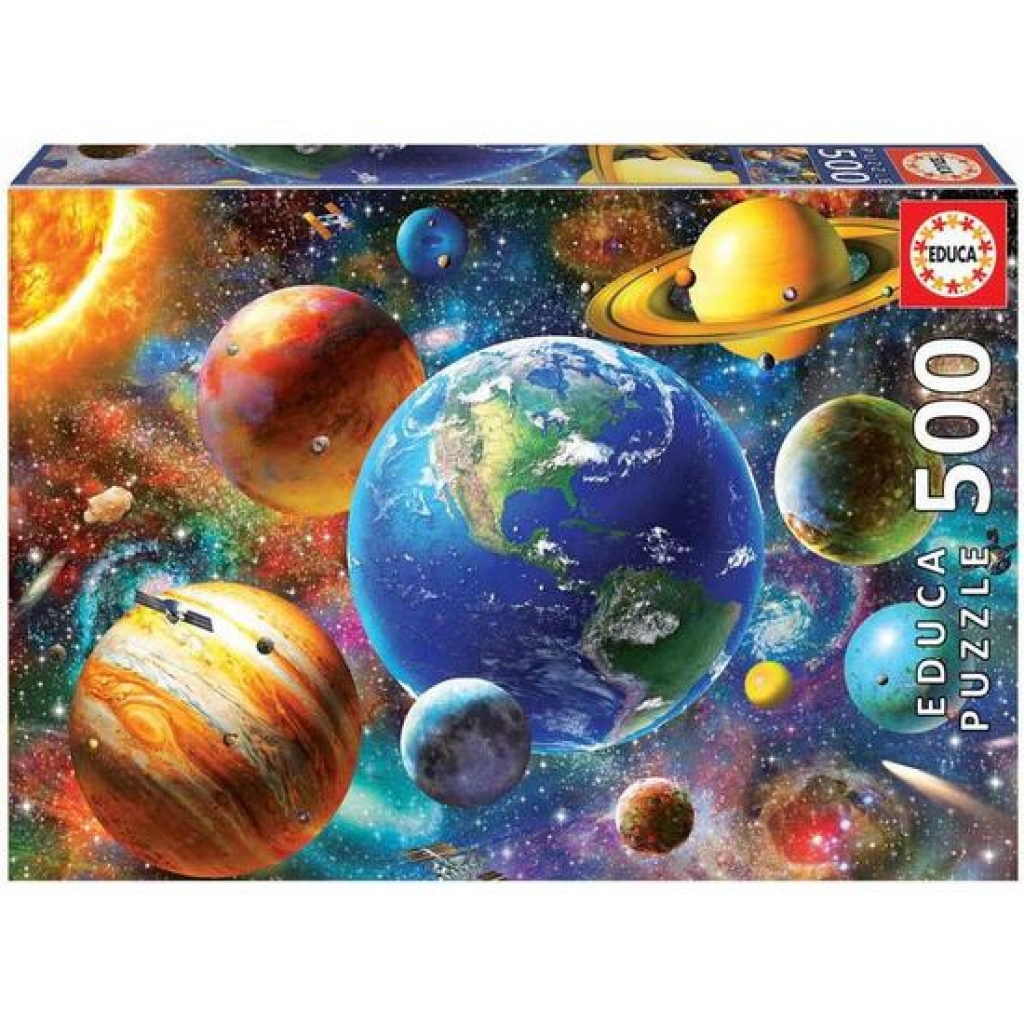 Puzzle 500 piezas. sistema solar