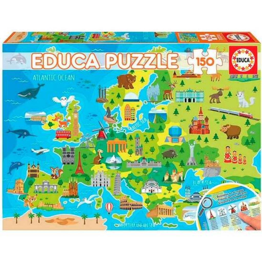 Puzzle educa 150 piezas mapa europa infant