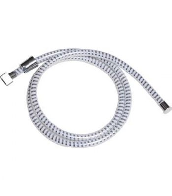 Tubo flexible pvc 200 centímetros - blanco/plata