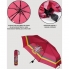 Paraguas manual plegable harry potter gryffindor red