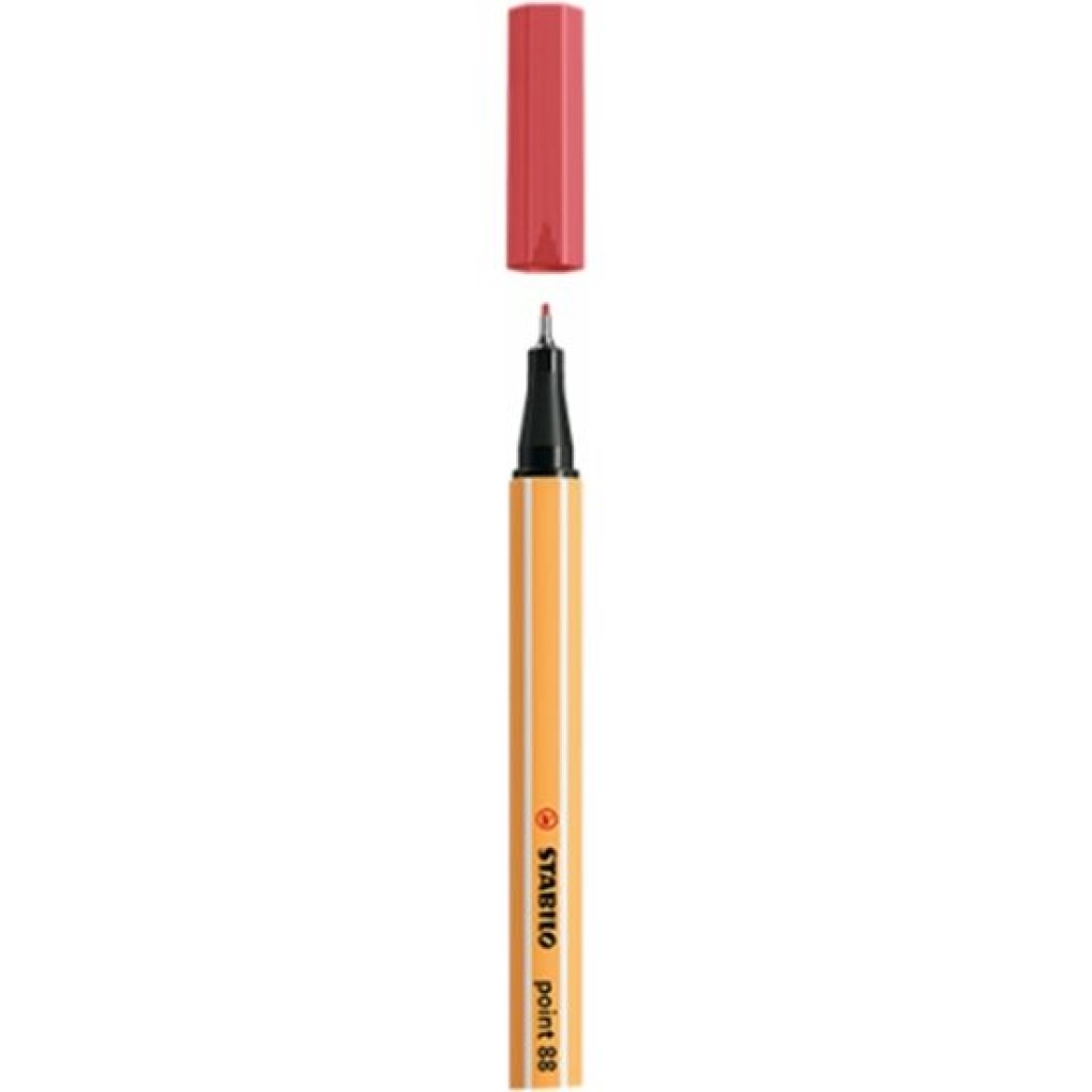 Rotulador escritura punta fina 0.4mm point88 color - rojo oxido 47