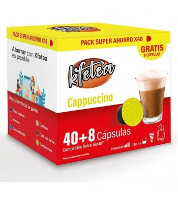 Cappucino dolce gusto compatible marca kfetea 48 cápsulas