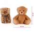 Set regalo oso peluche con manta 80x120 centímetros