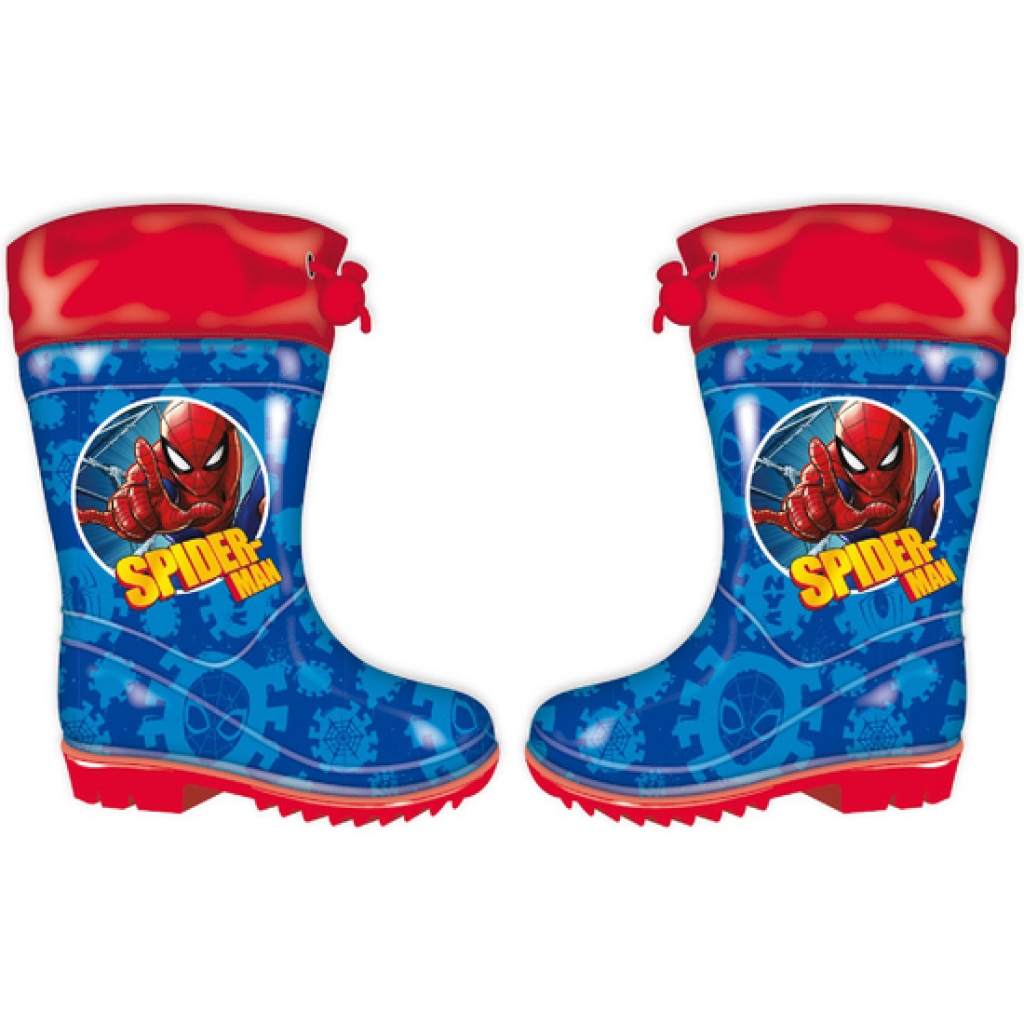 Pack 5 pares de botas de agua spider-man 