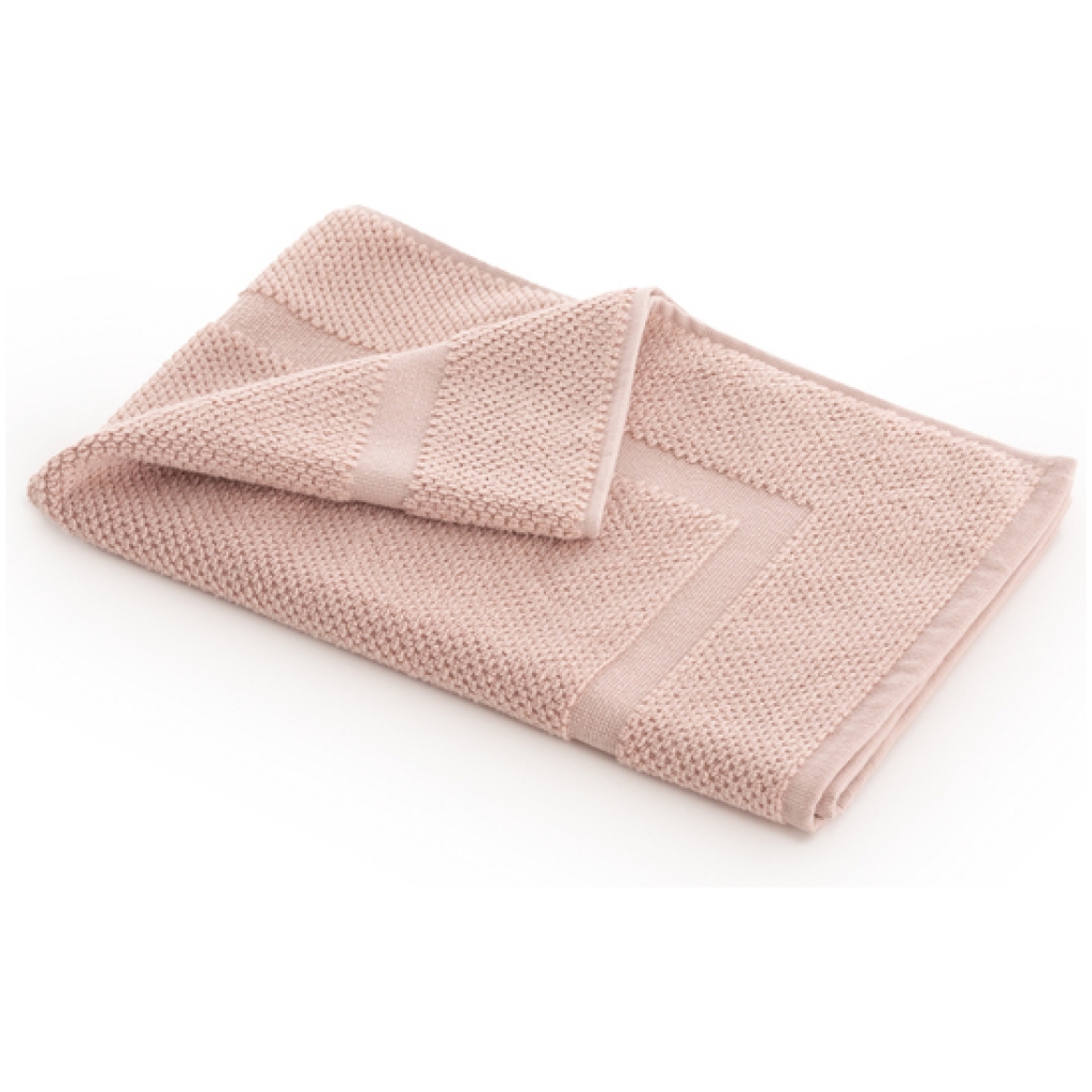 Pack 2 toallas 100% algodón peinado 650 gr. light pink 50x100