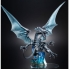 Figura blue eyes white dragon duel monsters art works holographic edition yu-gi-oh! 28 centímetros