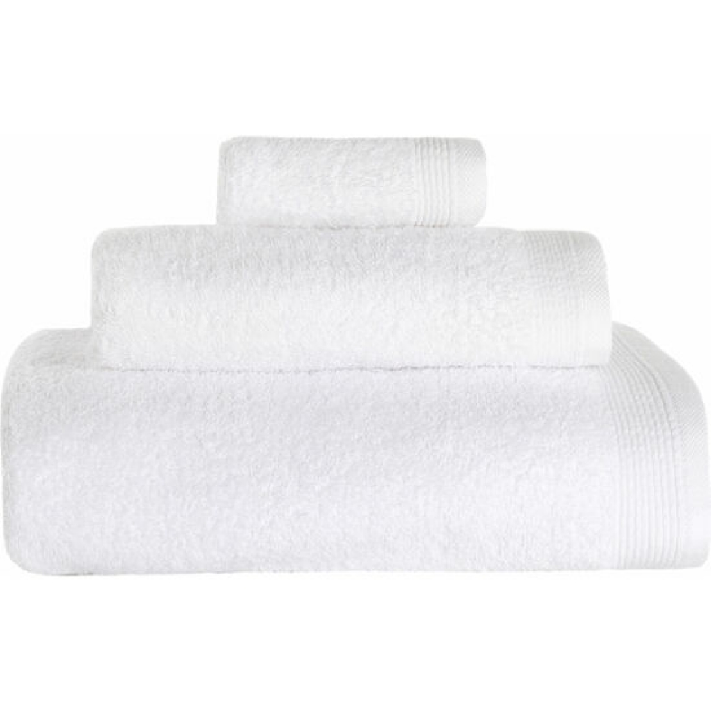 Juego toallas delta 3-piezas (30-50-70) 01-blanco
