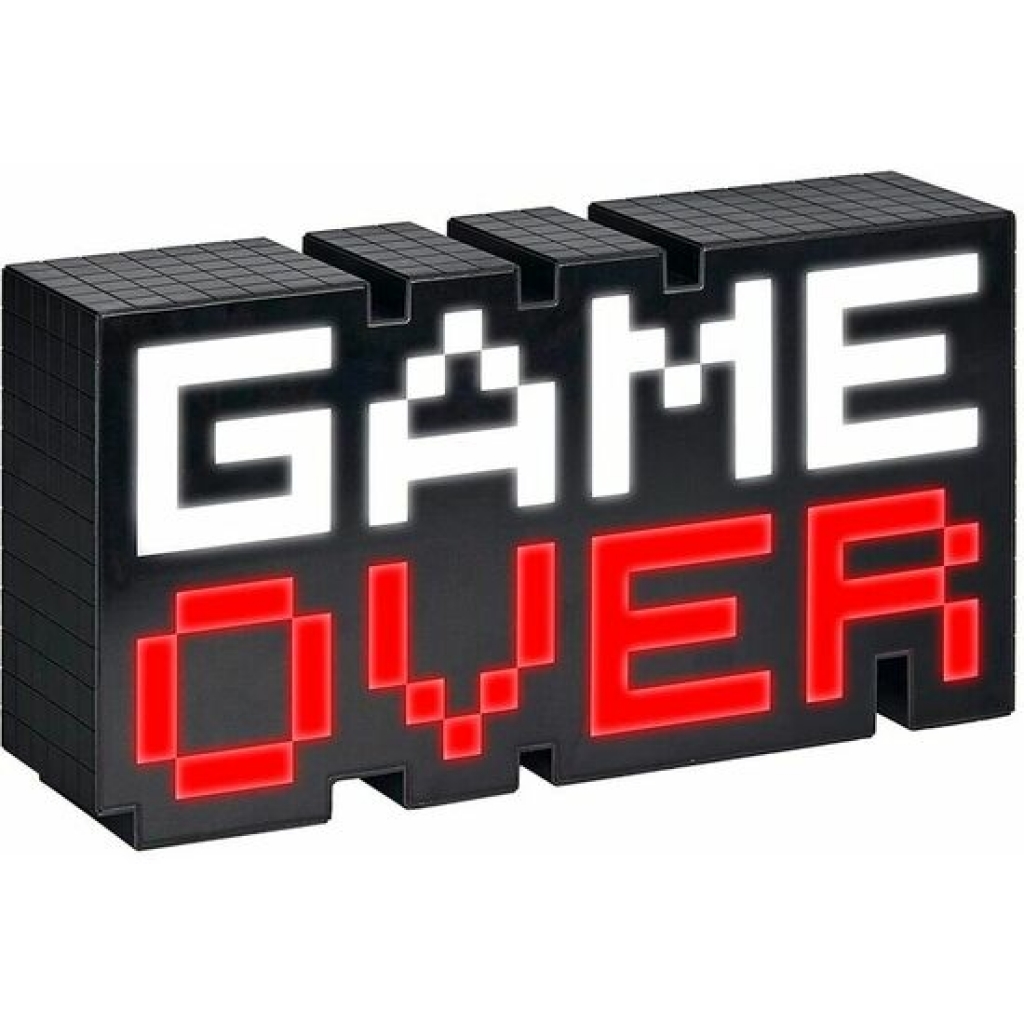 Lampara 8-bit game over