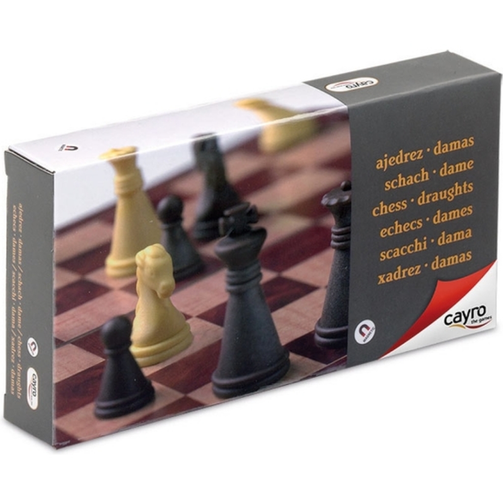 Juego ajedrez-damas magnético 17x17