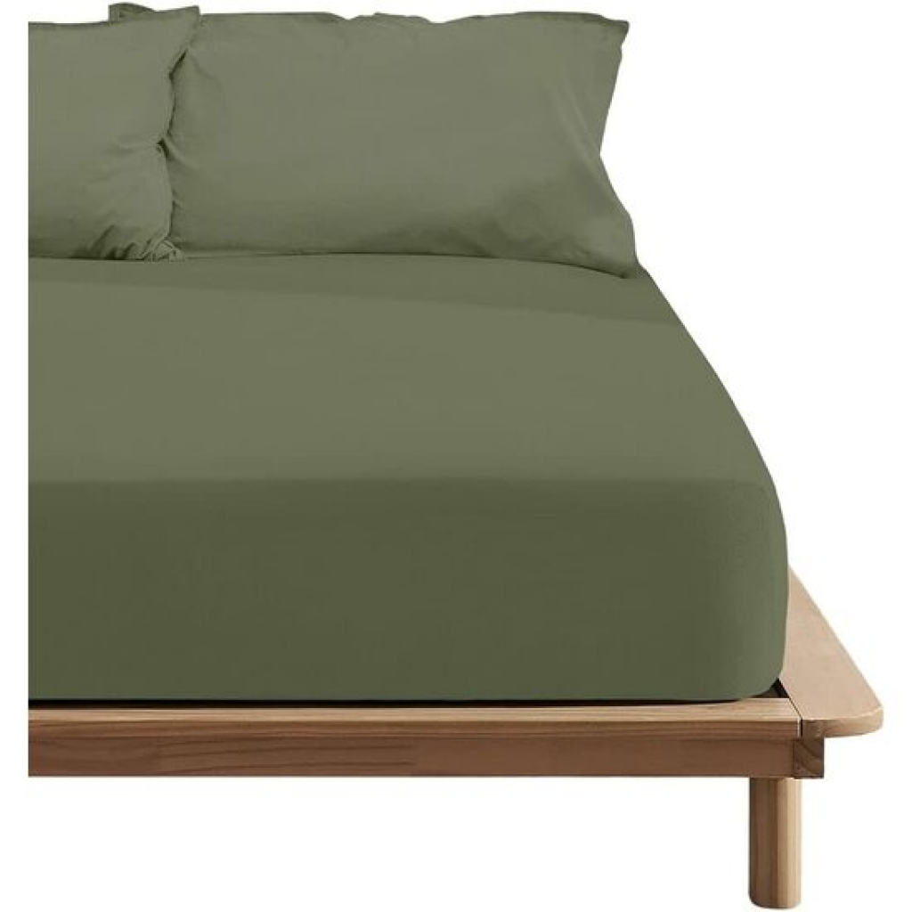 Bajera army green 100% algodón para cama de 135/140