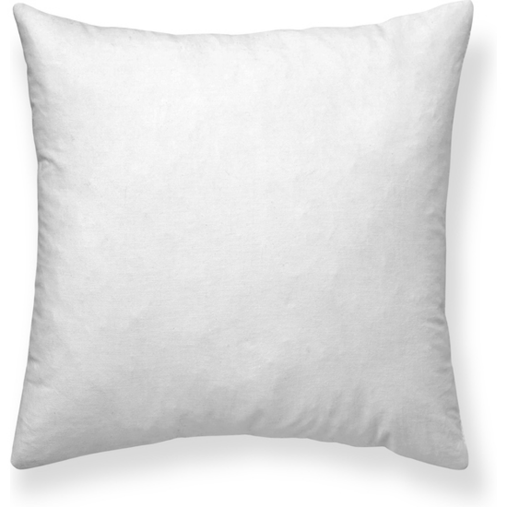 Funda de almohada 100% algodón liso white de 65x65 centímetros.