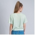 Camiseta corta single jersey punto friends light green