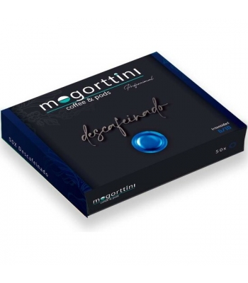 Descafeinado mogorttini, compatibles con nespresso profesional 50 cápsulas