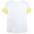 Camiseta corta single jersey punto snoopy white