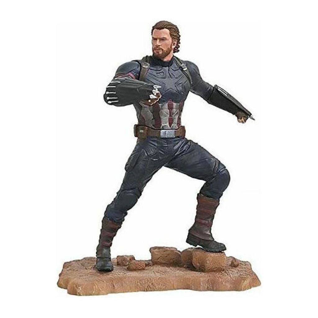 Estatua capitán america vengadores avengers 3 marvel 23 centímetros