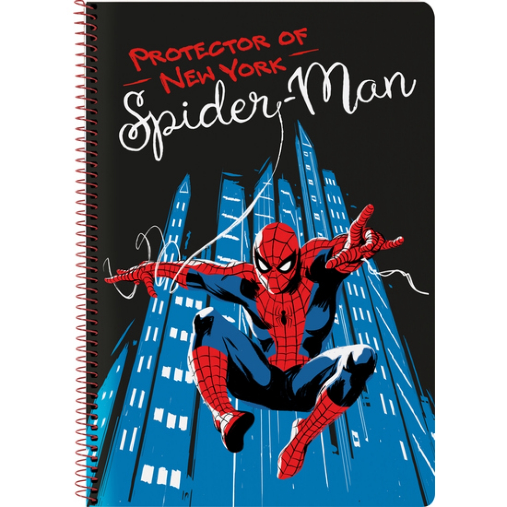 Libreta folio 80 h. tapas duras spider-man 
