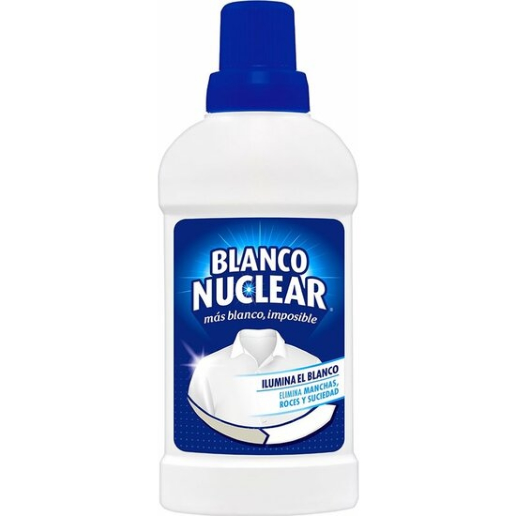 Blanco nuclear quitamanchas y blanqueador botella 500 mililitros