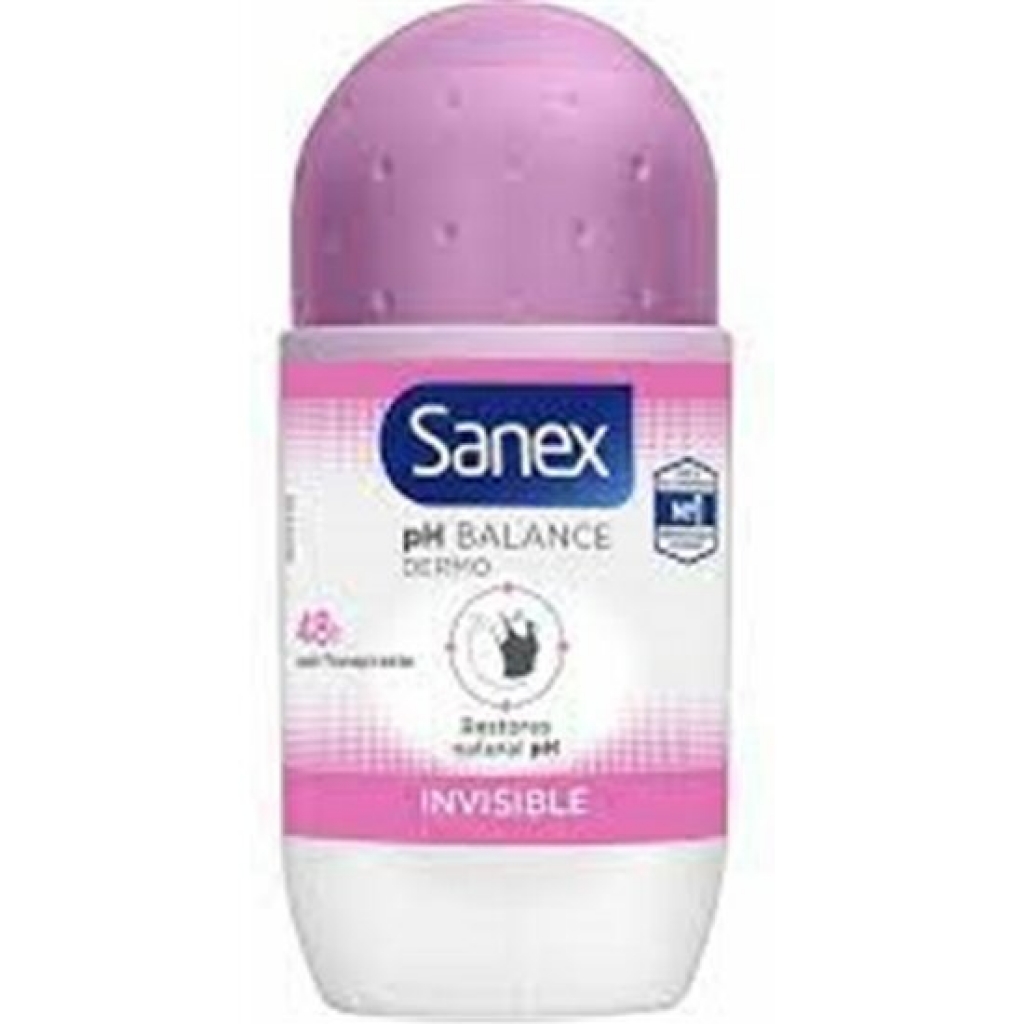 Sanex desodorante roll-on dermo invisible 50 mililitros